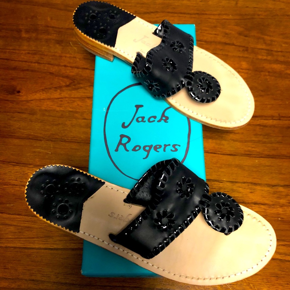 Jack Rogers Navajo Classic Palm Beach Flat Sandals
